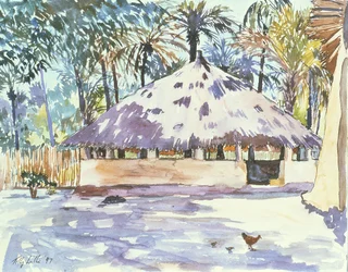 Rotunden, Senegal, Vestafrika, 1997